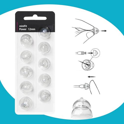 for Oticon Hearing Aid Supplies,Power Dome 6MM/20PCS,Hearing Aid Domes - size: 6MM POWER DOME