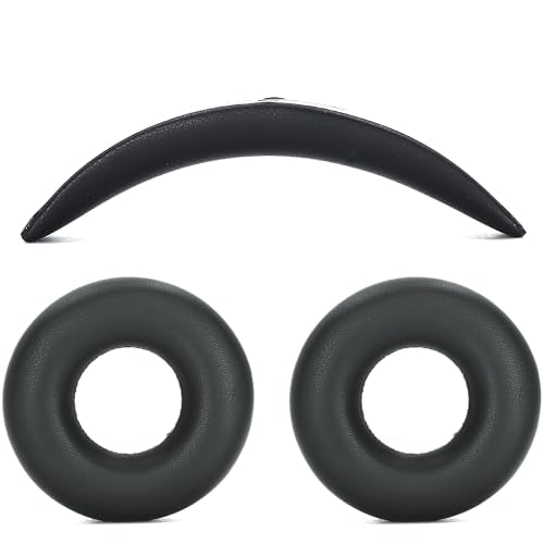 Defean Kit 2 IN1 Earpads for Sony WH-CH520 Wireless Headphones-Black | Replacement Cushions Kit 2 IN1 Ear Pads + Headband,Replacement Headstrap Pad & Earpads Repair Part - color: Black