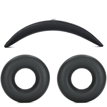 Defean Kit 2 IN1 Earpads for Sony WH-CH520 Wireless Headphones-Black | Replacement Cushions Kit 2 IN1 Ear Pads + Headband,Replacement Headstrap Pad & Earpads Repair Part - color: Black