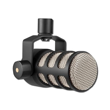 Rode PodMic Dynamic Broadcast Microphone with PSA1+ Microphone Boom Arm, WS14 Pop Filter, and Premium XLR Cable (Purple)