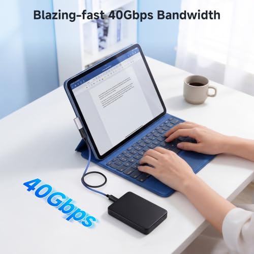 Cable Matters 2-Pack 40Gbps Flat Right Angle USB C Adapter | [4K@240Hz Video, 240W Charging, 40Gbps Data Transfer] 90 Degree, Compatible with Thunderbolt 4, iPhone 17/16, Steam Deck - style: Flat Right Angle