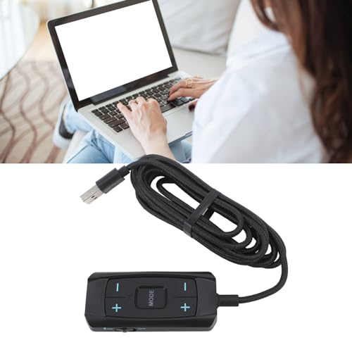 Portable External 7.1 USB Sound Card Enhances Gaming Experience for Laptops Desktop Computers