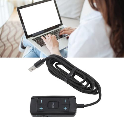 Portable External 7.1 USB Sound Card Enhances Gaming Experience for Laptops Desktop Computers