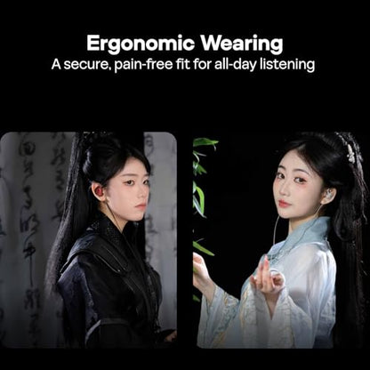 Linsoul TANGZU Wan'er S.G II in Ear Monitor,HiFi Wired Earbuds,10mm Dynamic Driver PET Diaphragm Gaming IEM + Kiwi Ears Allegro Mini Portable IEM DAC, in Ear Monitor Amplifier