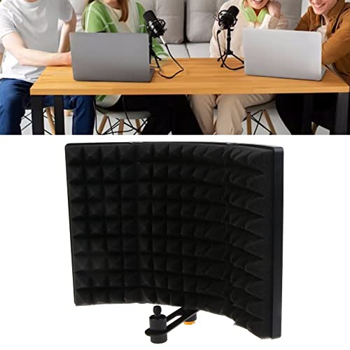 Microphone Isolation Shield Broadcast Noise Reduction Equipment Studio Acoustic Soundproofing Panels Wedges Soundproof Microphone Windscreen Foam Cover