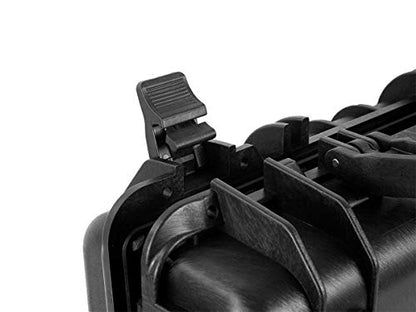 Monoprice Weatherproof Hard Case with Customizable Foam,Black, 19 Liter - color: Black, size: 19 Liter, style: Case