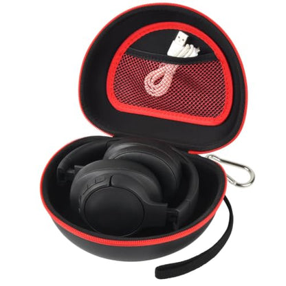 Comecase Headphone Case Compatible with JBL Tune 720BT 770NC, Black | Hard Shell Travel Storage for Foldable Over-Ear Headphones, with Mesh Pocket for Cables. Case Only, Headphones Not Included - color: Black
