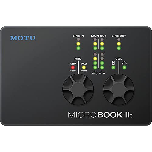 MOTU MicroBook IIc USB 2.0 Digital Audio Interface for Personal Studio Recording