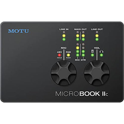 MOTU MicroBook IIc USB 2.0 Digital Audio Interface for Personal Studio Recording