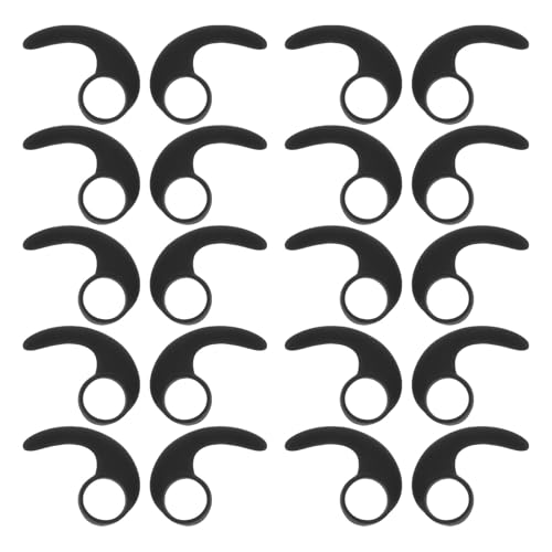 Silicone Ear Hooks 20pcs for Earbuds with 10mm Hole