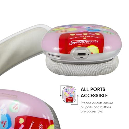 Sonix x Sanrio Protective Case for AirPods Max Headphones - Stylish TPU Hard Shell Ear Cup Covers | Hello Kitty and Friends x Sweethearts Candies - color: Sanrio x Sweethearts