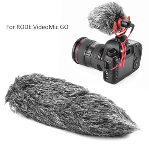 Windscreen Muff, Microphone Windshield, Furry Microphone Windscreen for VideoMic GO Outdoor Recorder