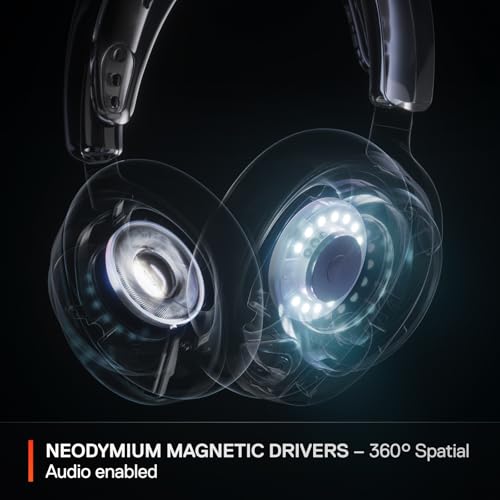 SteelSeries Arctis Nova Pro Wireless Xbox Multi-System Gaming Headset - Premium Hi-Fi Drivers - Active Noise Cancellation Infinity Power System - Stealth Mic - Xbox, PC, PS5, PS4, Switch, Mobile - color: Black, style: Xbox