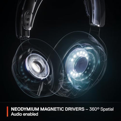 SteelSeries Arctis Nova Pro Wireless Xbox Multi-System Gaming Headset - Premium Hi-Fi Drivers - Active Noise Cancellation Infinity Power System - Stealth Mic - Xbox, PC, PS5, PS4, Switch, Mobile - color: Black, style: Xbox