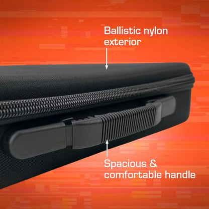 ANALOG CASES Arturia KeyStep Pro/MiniFreak Case - Compact PULSE Hard Case | Durable Molded EVA Hard Case, Excellent Protection, Compact Design & Precise Custom Fit, Comfortable Handle, Smooth Zipper - size: 24.50 x 8.50 x 2.50 inches