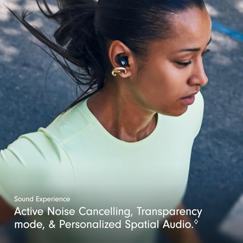 Beats Powerbeats Fit - Wireless Noise Cancelling Workout Earbuds with Secure-Fit Wingtips, Up to 30-Hour Battery Life, Sweat & Water Resistant, Apple & Android Compatible - Jet Black - color: Jet Black, style: Powerbeats Fit