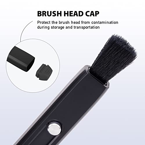 VSGO V-P01E Camera Lens Cleaning Pen with Carbon Tip and Retractable Brush | Dry, Liquid-Free Cleaning for Fingerprints and Smudges; Compact Format for Camera Bags and Travel