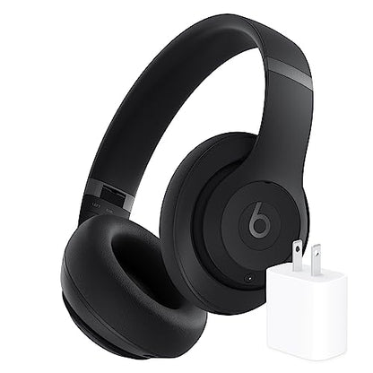 Beats Studio Pro Bluetooth Noise Cancelling Headphones with Apple 20W USB-C Power Adapter - Black - color: Black, style: With Power Adapter