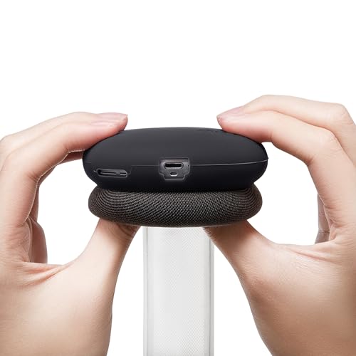 WC ShellZ Max - Protective Shell Covers for AirPods Max 1 & 2 | Made by Wicked Cushions | Made with Premium Silicone | Black - color: Black
