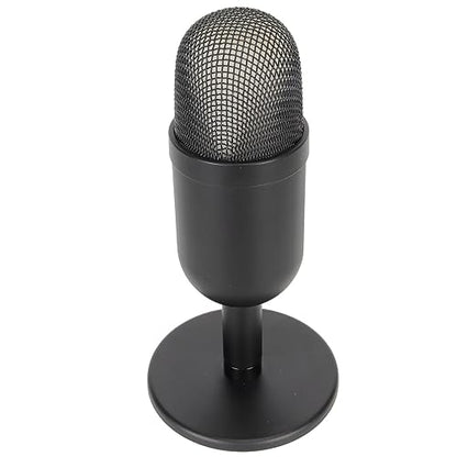 USB Microphone, USB Condenser Microphone with Noise Canceling and RGB Light, Reverb Processing Mic for PC OS X, Plug and Play Computer Mic with Headphone
