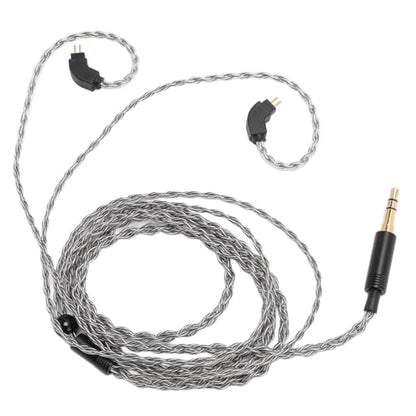 Premium Silver Plated Copper Earphone Cable Replacement for TFZ QDC Revonext 3 5mm to 0 78mm 2 Pin with Memory Wire Earhooks Clear Sound Lossless Upgrade