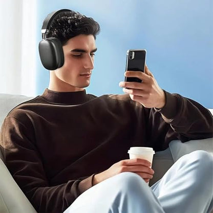 Wireless Bluetooth Active Noise Cancelling Over-Ear Headphones with Microphones, 42 Hours Playtime, HiFi Audio Adjustable Headphones for Samsung/Android/iPhone