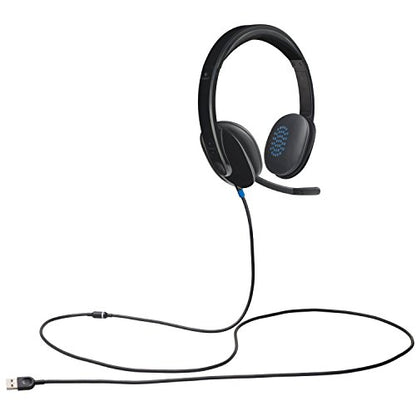 Logitech High-performance USB Headset H540 for Windows and Mac, Skype Certified (Renewed)