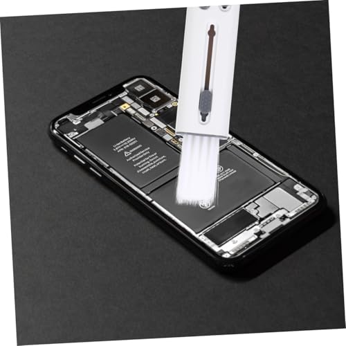 Earphone Cleaning Brush Kit with Hidden Triple Heads, Plastic