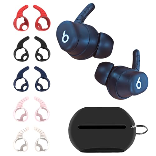 5 Pairs Silicone Ear Hook for Beats Solo Buds, Replacement Anti-Slip Tips | Soft Anti-Fall Ear Cover, Secure Fit, Wireless Earbuds Replacement Accessory for Beats Solo Buds