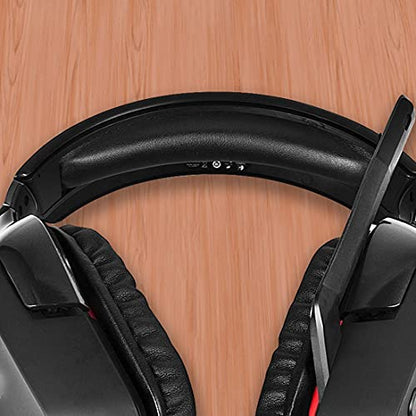 Geekria Protein Leather Headband Pad Compatible with Logitech G930, G430, F450 Headphones, Replacement Band Repair Part (Black) - color: Black