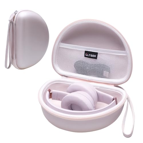 Case for Beats Studio Pro/Solo 4/Studio3/Solo3 Headphone Cloud Pink | Hard Carrying Travel Case for Beats Studio Pro/Solo 4/Studio3/Solo3 Wireless Headphone - color: PU Cloud Pink