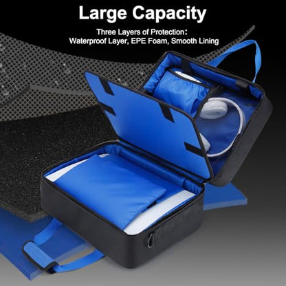 GDNasist Carrying Case Compatible with PS5/PS5 Pro/PS5 Slim - color: Black