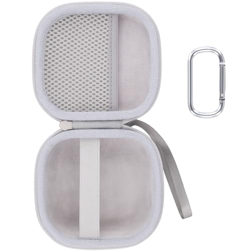 Aenllosi Case for Bose SoundLink Micro 2nd Gen Speaker, Gray-White | EVA case construction, Water-resistant design, Dust-resistant design, Protective case only - color: Grey-White, style: Hard Case for Bose SoundLink Micro 2nd Gen