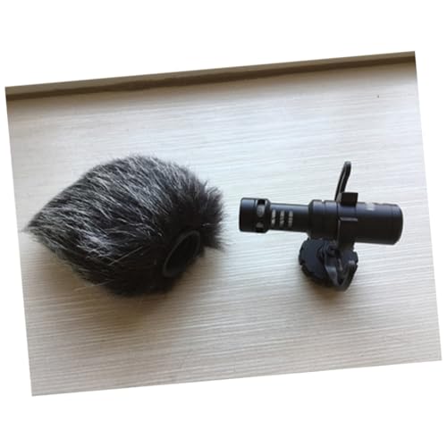 BESTonZON Mic Furry Windscreen Cover for Camera Microphones High-performance Accessory for and Smartphone Use Easy to Install Sound Absorption