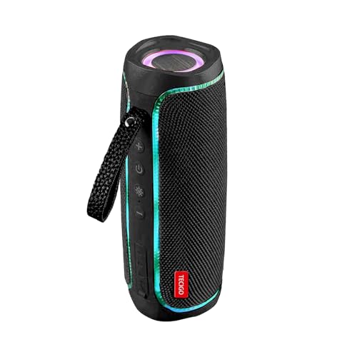 Portable Bluetooth Speakers Long-Lasting Wireless Bluetooth Speaker with Bluetooth 5.3 Technology All-Around Wireless Speaker Black - color: Black