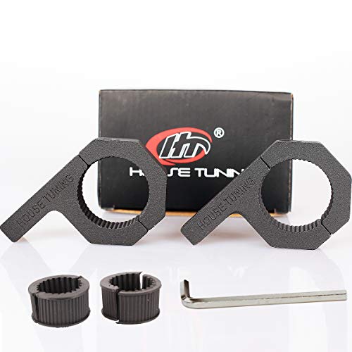 1.25 inch Light Bar Clamps Mounting Bracket,1-1/4 Tube Clamp Roof Roll Cage Holder for Work HID LED Light Bar (Pack of 2) - size: 1.25"