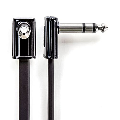 Jim Dunlop, 1/4-Inch Right Angle MXR Ribbon TRS Patch Cable 3 ft|0.9 m (DCISTR3RR) - size: 36 inches