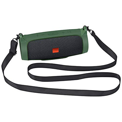 Silicone Case Skin Protective Sleeve Cover Shell for JBL Charge Essential Bluetooth Speaker - color: green