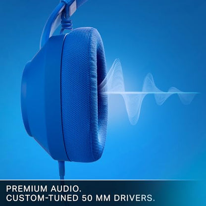 LucidSound LS10X Gen 2 Wired Gaming Headset for Xbox Series X|S - Blue, Officially Licensed, Designed for Comfort, Quick-Access Audio Controls, Premium Audio, flip-to-Mute Boom mic - style: Blue