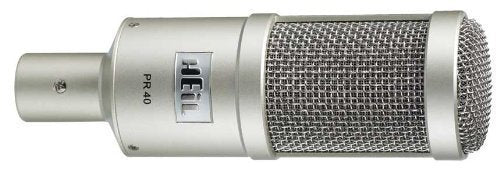 Heil Sound PR 40 Dynamic Cardioid Studio Microphone Bundle with PRSM Shock Mount (Black), Two-Section Broadcast Arm and Microphone Cable