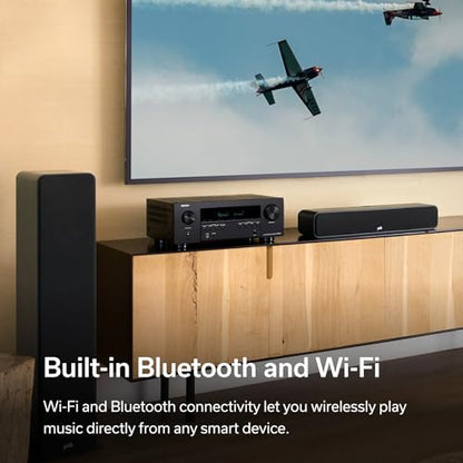 Denon AVR-S970H 7.2 Channel 8K UHD AV Receiver (90W x 7), Wi-Fi, Bluetooth | Built for Gaming, Audio & Video HEOS Multi-Room Streaming, Dolby Atmos, DTS:X, HDR10+, Dolby Vision, Dynamic HDR, HDMI 2.1 - style: AVR-S970H