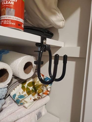 AUXPhome Desk Store Clamp-On Skateboard Holder - Skateboard Hooks Stand Clamp Hook Under Desk Space Save Mount for Headphone, Backpacks, Longboard, Mini Cruiser and More