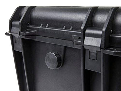 Monoprice Weatherproof/Shockproof Hard Case - Black IP67 Level dust and Water Protection up to 1 Meter Depth with Customizable Foam, 11" x 8" x 10", 9.9 Liter - color: Black, size: 9.9 Liter, style: Case