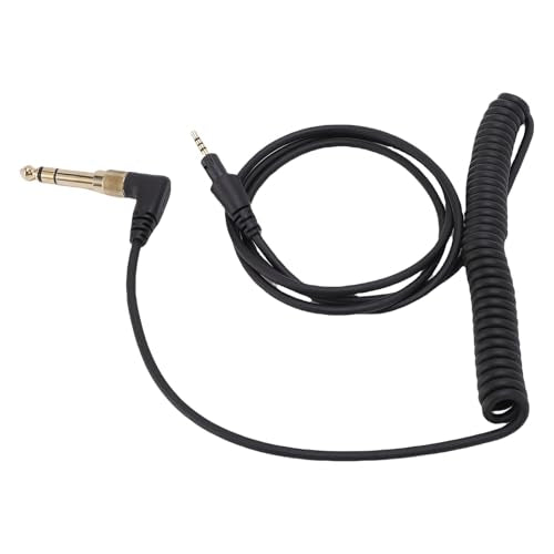 Headphone Cable, Replacement Headphone Cable OFC Cores Wide Compatibility 3.5mm Stereo Connector Lossless Sound Quality Safe Connection for Home