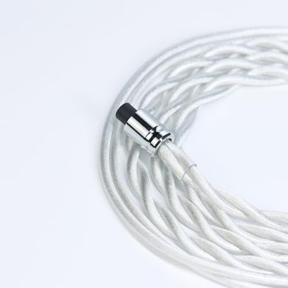 ARTTI A9 Earphone Cable 2.5/3.5/4.4mm 3in1 Plug 2 Cores 756 Strands Silver-Plated 7N OCC Copper Upgrade Cable, DQC/MMCX Plug (QDC Bend) - size: QDC BEND