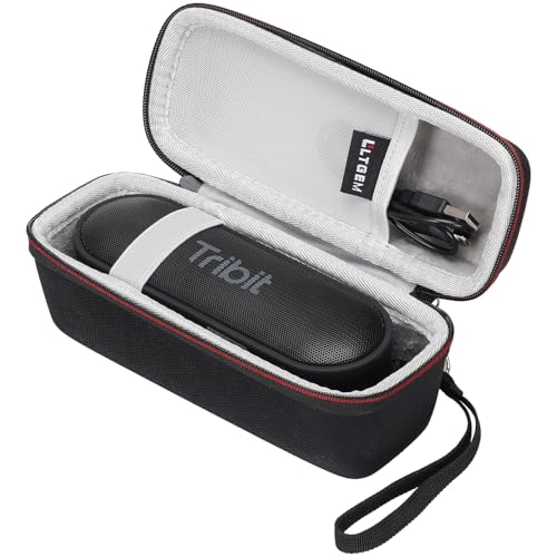 LTGEM Case for Tribit XSound Go/Plus 2 Portable Bluetooth Speaker | Hard EVA Shell, Water-Resistant, Shock Protection, Scratch-Resistant Interior, Portable Travel Storage Case Only