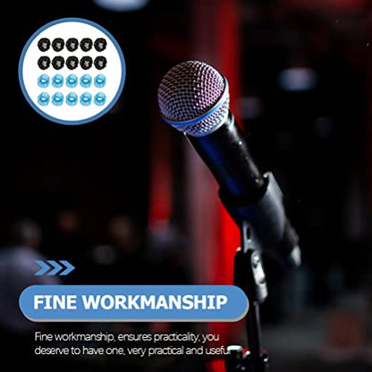Vaguelly 200pcs Disposable Non-woven Microphone Covers Ktv Mic Protector for Handheld Mics Easy to Install and Safe for Events and