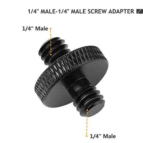 12 Pcs 1/4" & 3/8" Camera Screw Adapter Set - DSLR, GoPro, Flash & Light Stand Mounts - color: 12 Pcs