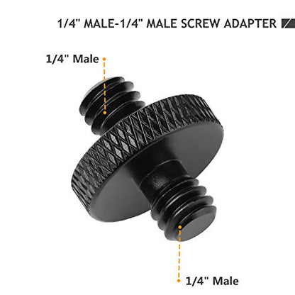12 Pcs 1/4" & 3/8" Camera Screw Adapter Set - DSLR, GoPro, Flash & Light Stand Mounts - color: 12 Pcs
