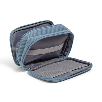U Brands 전자 정리함 여행용 케이스, 코드 보관, 20.3cm x 13.34cm, 블루 - color: 헤이즈 블루